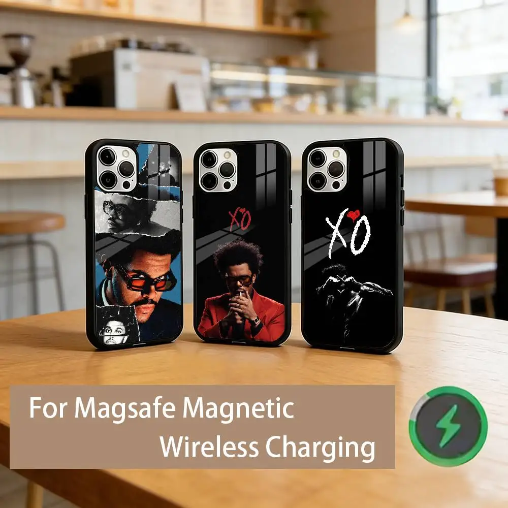 

The W-Weeknd XO Phone Case For iPhone17,16,15,14,13,12,11 Plus,Pro Magnetic For Magsafe Wireless Charging