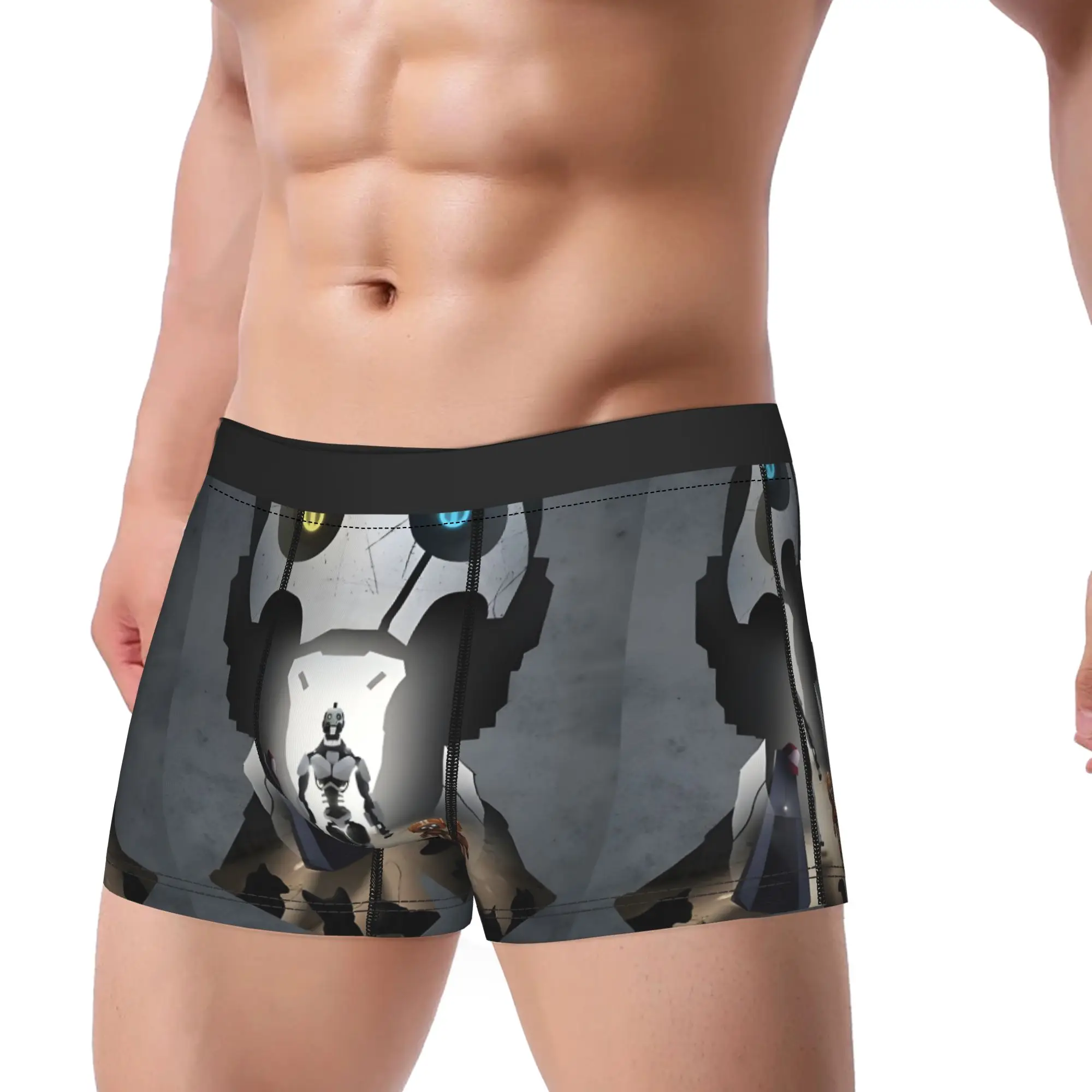 lLove Death Robots Three Robots lLove Death and Robots Underpants Breathbale Panties Man Underwear Comfortable Short Boxer Brief