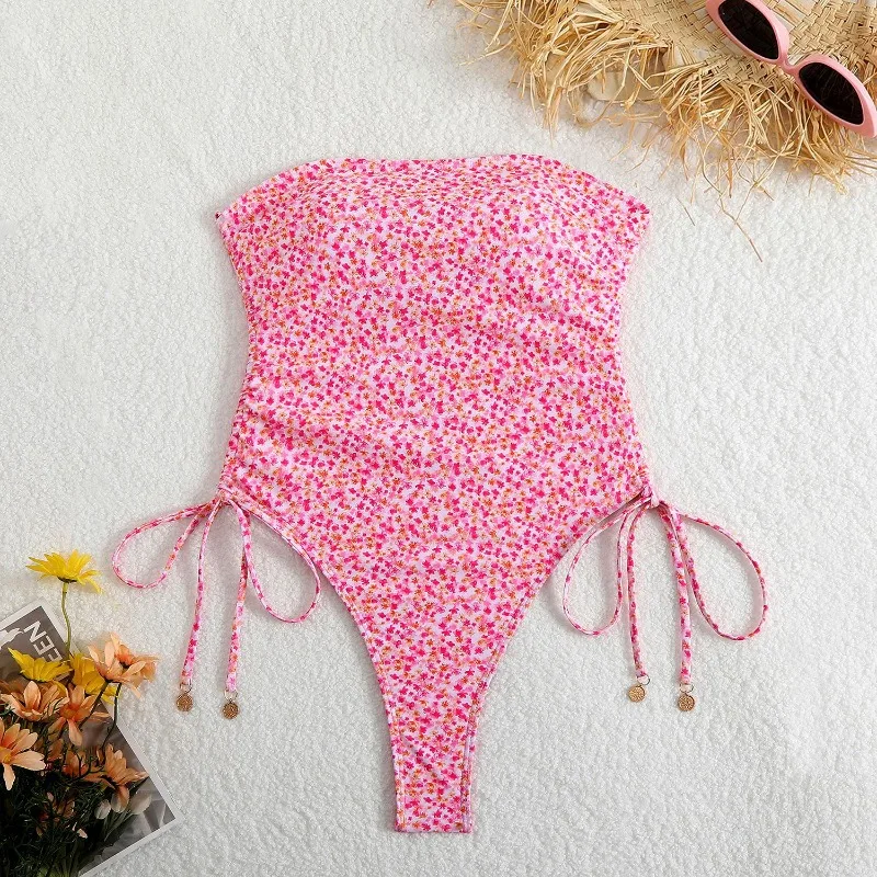 Strapple One-piece ชุดว่ายน้ําผู้หญิงชุดว่ายน้ําชุดว่ายน้ําชุดบิกินี่ชุดบิกินี่บราซิล Beach สวมชุดว่ายน้ํา Biquini หญิง