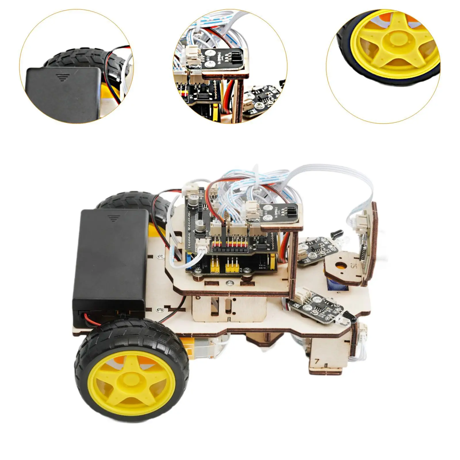 หุ่นยนต์ RC รถสมาร์ทกับเซอร์โวของเล่น Stem สำหรับวัยรุ่นผู้ใหญ่การสร้างโปรแกรมการสร้างโปรแกรมชุดเริ่มต้น DIY สำหรับ Arduino