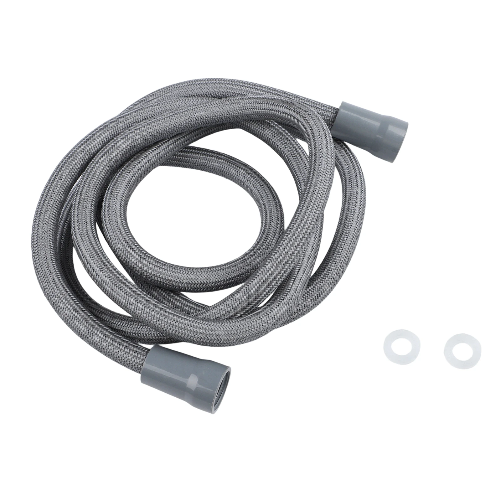 

Серый нейлоновый шланг для душа с усиленной конструкцией, взрывозащищенный, большой расход воды, не запутывается