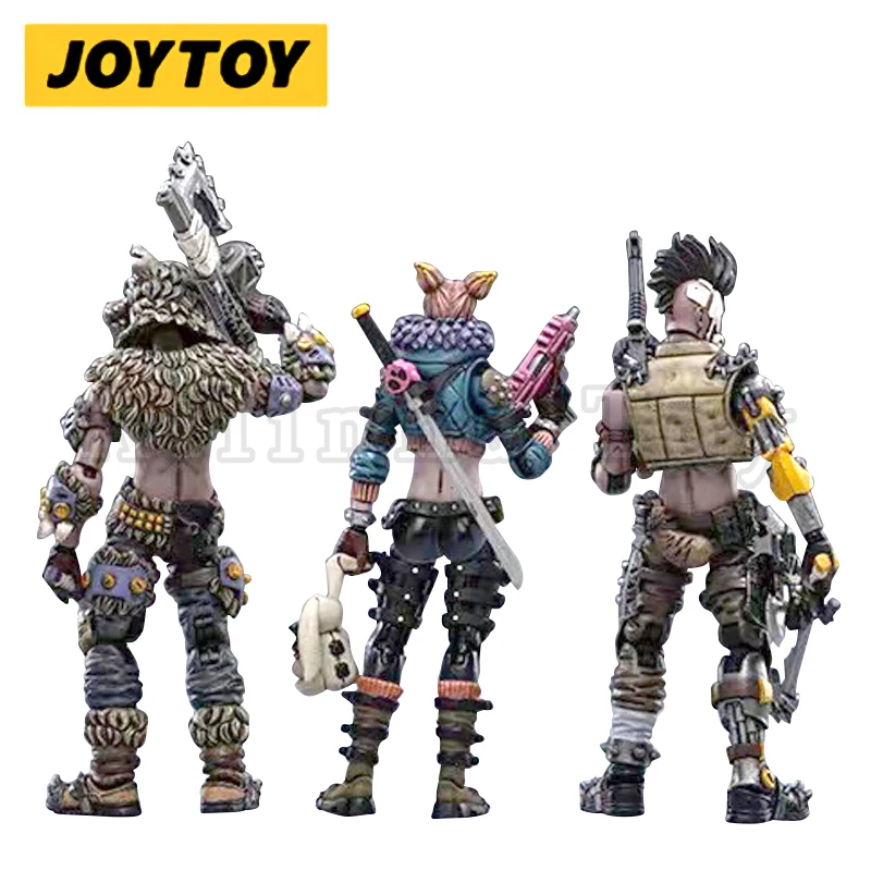 Joytoy 1/18 Action Figure (3 Stks/set) de Cult Van San Reja Ailie Jack Neil Anime Model Toy Voor Gift Gratis Verzending