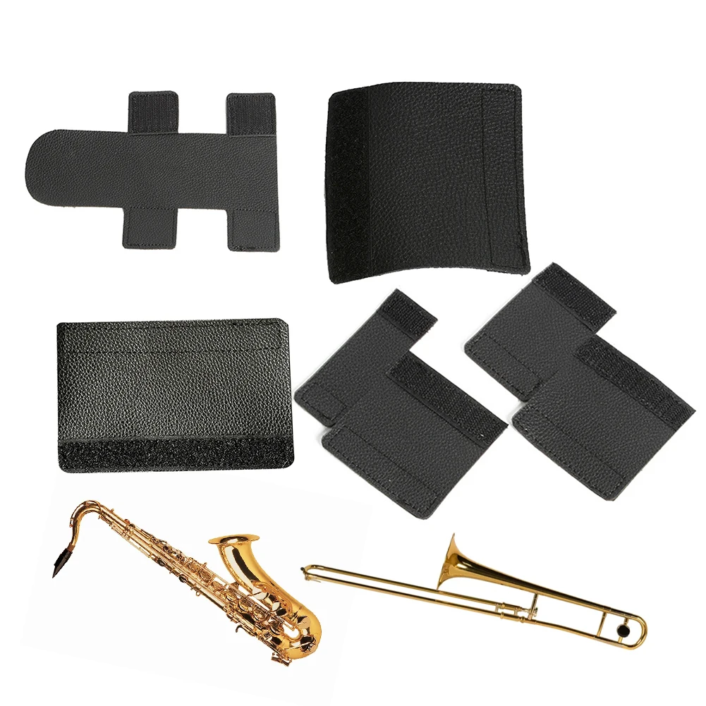 Convenient And Quick Installation Neck Cover Cushion Handguard Sleeve Fastening Tapes Instrument Leather Trumpet