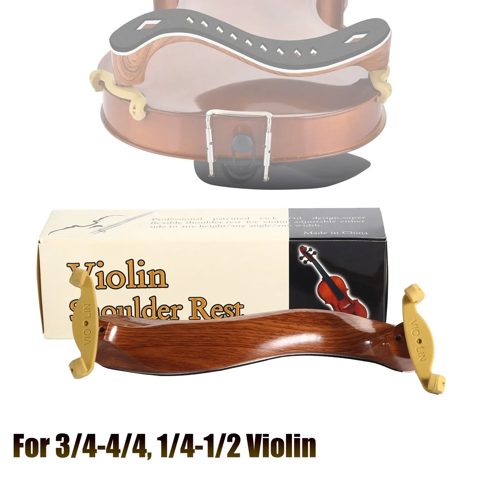 Violin Shoulder Rest Support String Height Adjustable Comfortable Sponge Pad Violin Case 4/4 3/4  String Instrument Accessories