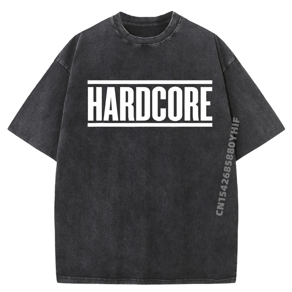 

Новейшая футболка с принтом, хардкорные свободные уличные топы для взрослых, футболки с графическим рисунком, мужская стираная одежда в стиле ретро