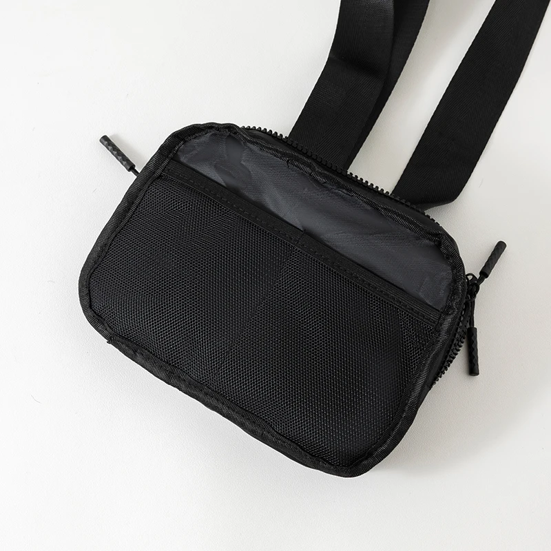 New Fashionable Large Capacity Mobile Phone Waist Bag Outdoor Casual Double Layer Wallet Unisex Practical Leisure Satchel view 3