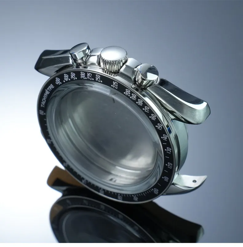 42mm Stainless Steel Moon Watch Case+Rubber Strap Mod Kit for Omega & Swatch MoonSwatch Metal Case Waterproof Bracelets parts