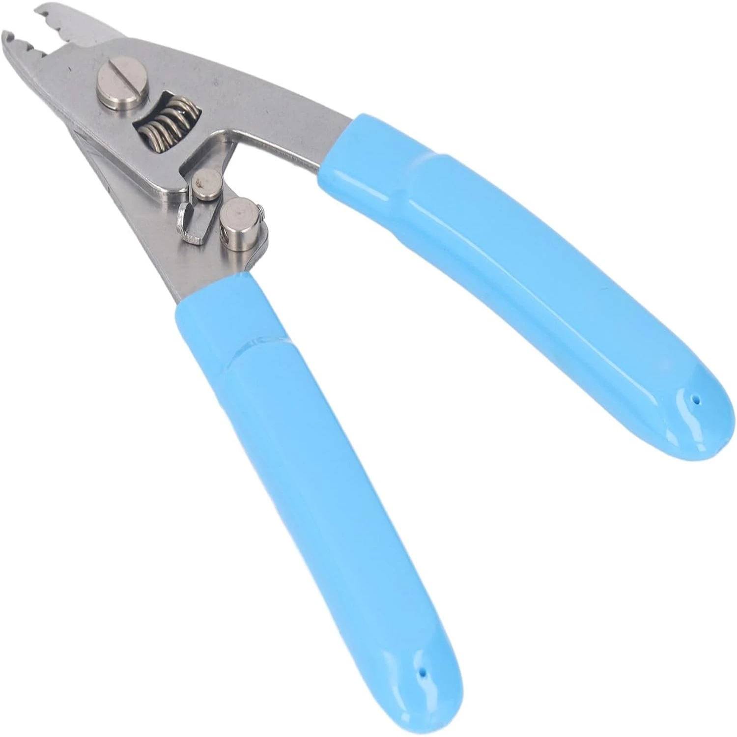 

High-Quality Small Adjustable Fiber Optic Wire Stripper Cutter Tool - Efficient Precision Design for Electricians - Three Hole S