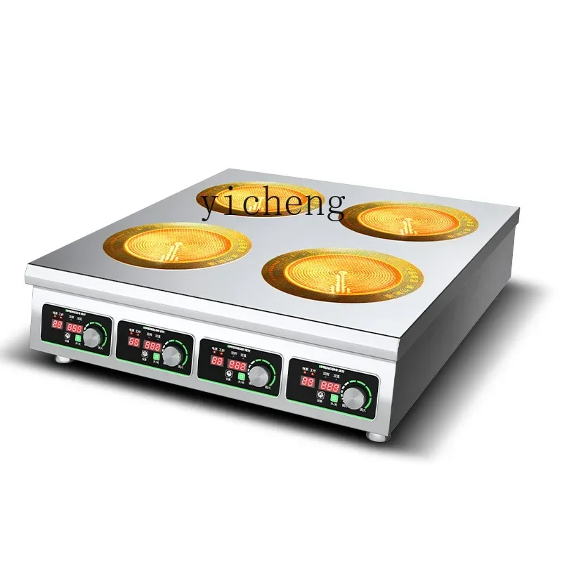 

ZK commercial induction cooker multi-head 3500W high-power electric ceramic cooker vertical cabinet