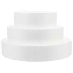 Cakedummy Dummies Fake Rounds Round Polystyrene Set Model Shapesweddingcircles Practice Decorating Cakes Circle Faux