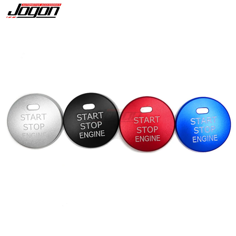 For Hyundai Elantra MD Sonata i30 i45 YF Aluminum Alloy Start Stop Engine Device Button Switch Cover Interior Car-styling