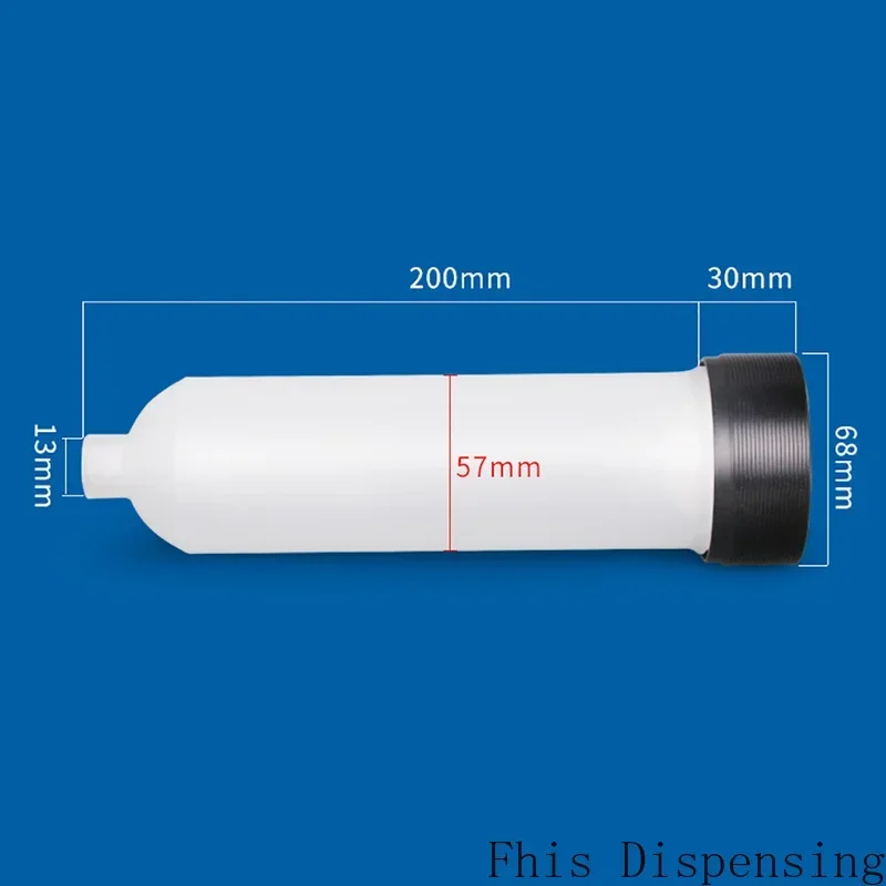 300cc Thickened Large Mouth Dispensing Syringe Large Capacity Threaded Syringe American Style Syringe Pressure Resistance 8kg