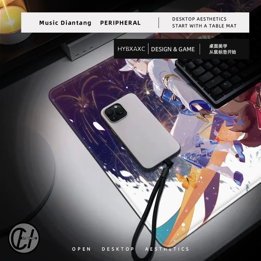 Akagi A-Azur Lane Mousepad لوحة ماوس ألعاب كبيرة LockEdge سميكة لوحة مفاتيح الكمبيوتر الجدول حصيرة مكتبية