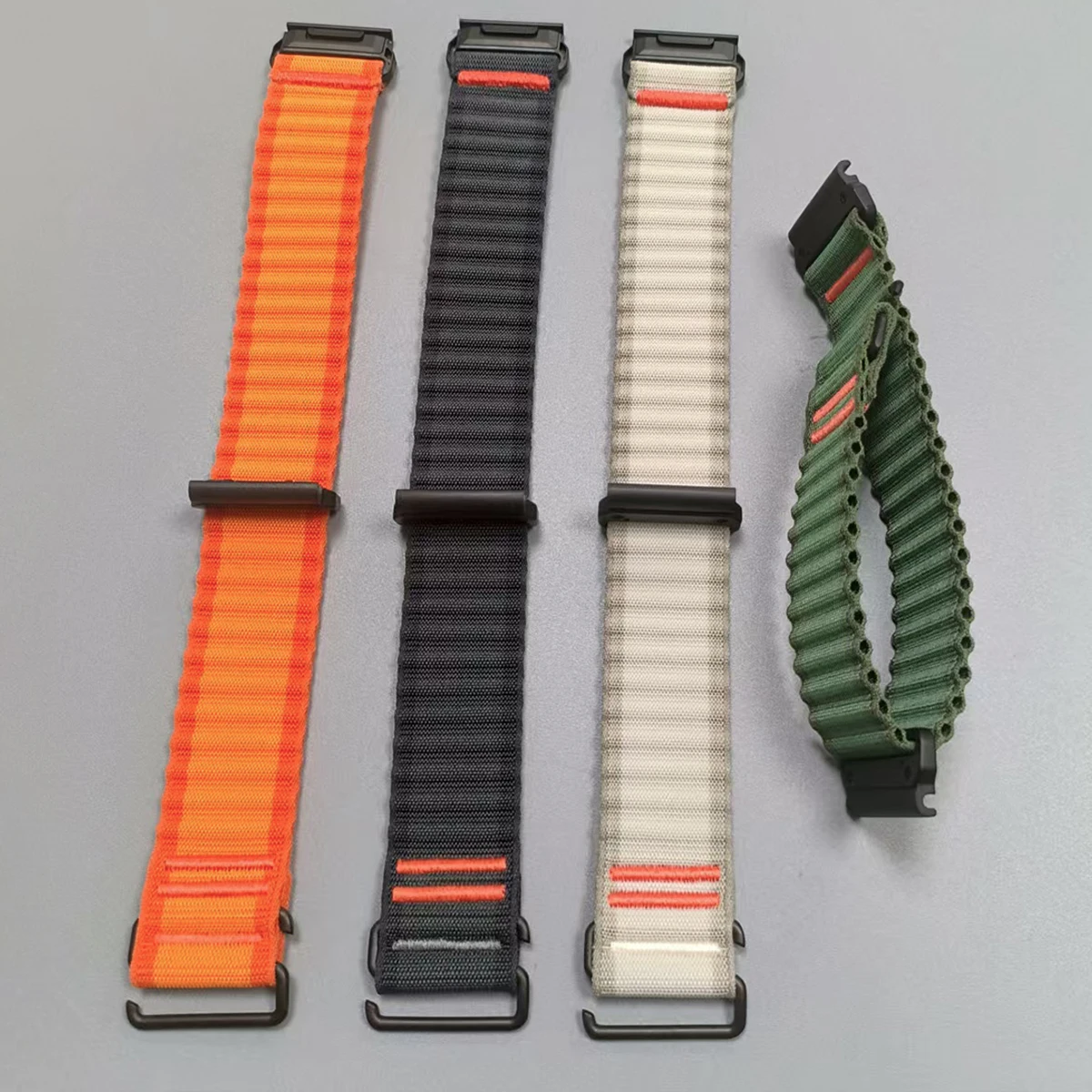 QuickFit 26mm 22mm Nylon Loop Strap For Garmin Fenix 8pro 51mm 47mm Sport Band For Fenix E 7 7X 6 6X 5X/Epix/Instinct 3 Bracelet