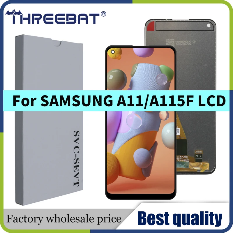 Высококачественный ЖК-дисплей для Samsung A11, ЖК-дисплей с сенсорным экраном в сборе для Samsung A115F A115F/DS, ЖК-дисплей с сервисной упаковкой Высококачественный ЖК-дисплей для Samsung A11, ЖК-дисплей с сенсорным экраном в сборе для Samsung A115F A115F/DS, ЖК-дисплей с сервисной упаковкой
