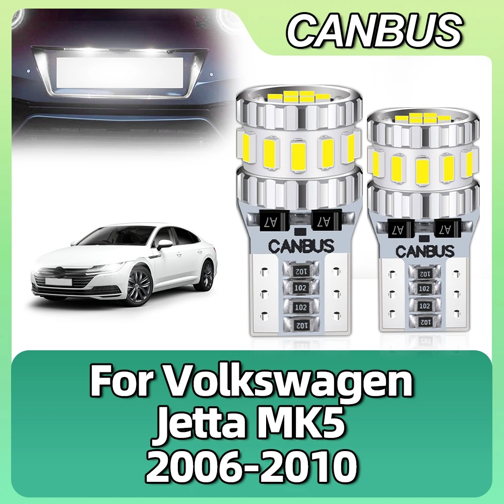 

Car LED Bulbs T10 W5W Signal 6000K Interior Dome Reading License Plate Lights For Volkswagen Jetta MK5 2006 2007 2008 2009 2010