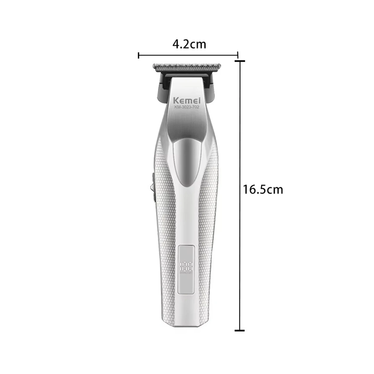 Kemei KM-3023-702 Professional Hair Clipper for Men with DLC Blade Full Metal Hair Trimmer Machine Haircut Finishing Machine image 5