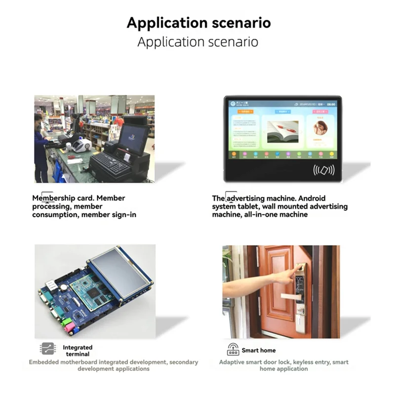 

A92Z USB RFID Reader Module ID Card+IC Card Reader 13.56Mhz 125Khz Smart Card Reader RS232 Support Window Linux System