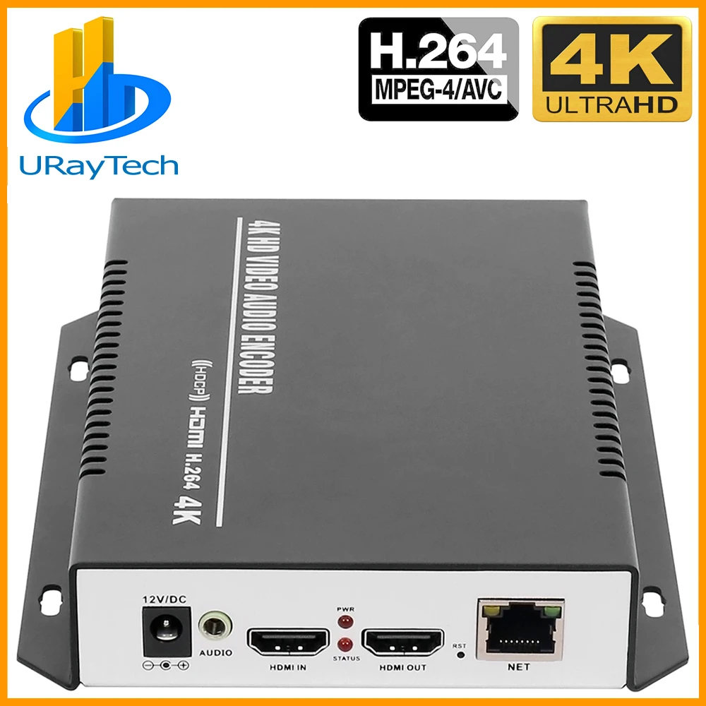 Encoder streaming video IP MPEG4 H.264 4K Encoder IPTV Encoder streaming live RTMP Da HDMI a RTSP UDP Multicast HLS su VIF