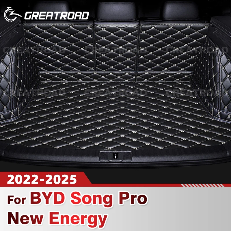 

For BYD Song Pro New Energy 2022-2025 Auto Full Coverage Trunk Mat Car Boot Cover Pad Cargo Liner Interior Protector Accessories