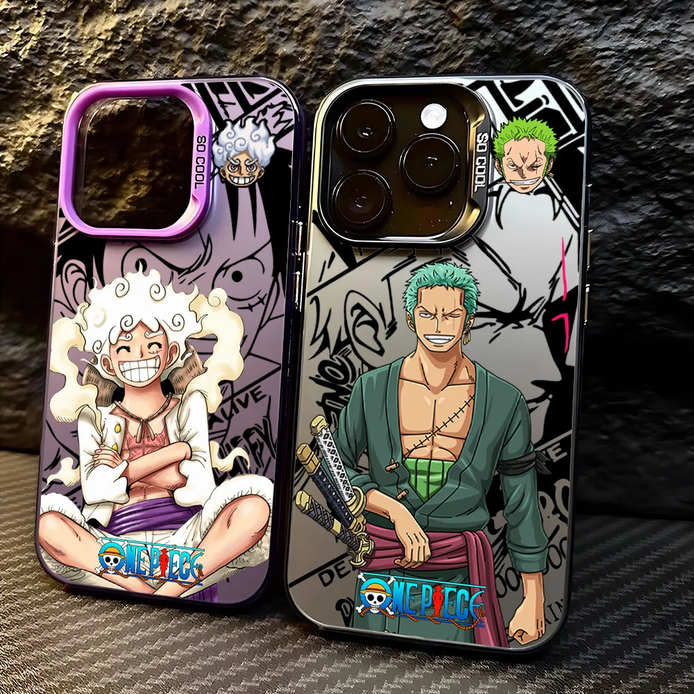 Phone Case for Samsung Galaxy S26 S25 S24 S23 S22 S21 FE Ultra Edge Plus 4G 5G Anime Ones Pieces Luffys Zoros Anti Fall Matte