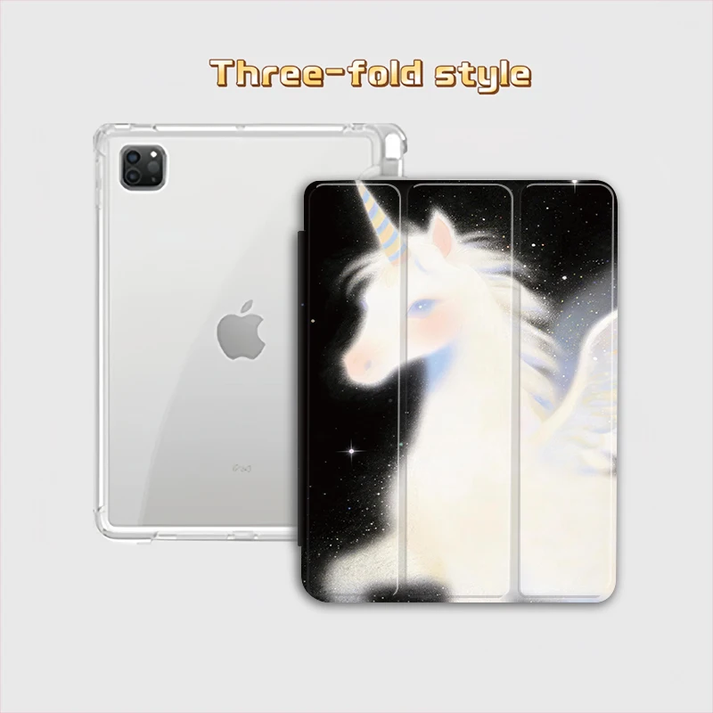 

Чехол Dream Horse для iPad Pro 10/11 дюймов 2020/6-го/7-го/8-го поколения/Air 3-го/Air 4-го/9-го поколения/Air 5-го поколения 2022/Air 11