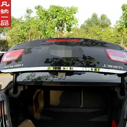 For Chevrolet MALIBU 2012-2014 Stainless Steel Rear Trunk Trim Boot Tailgate Lid Cover Trim Molding Edge Strip Garnish
