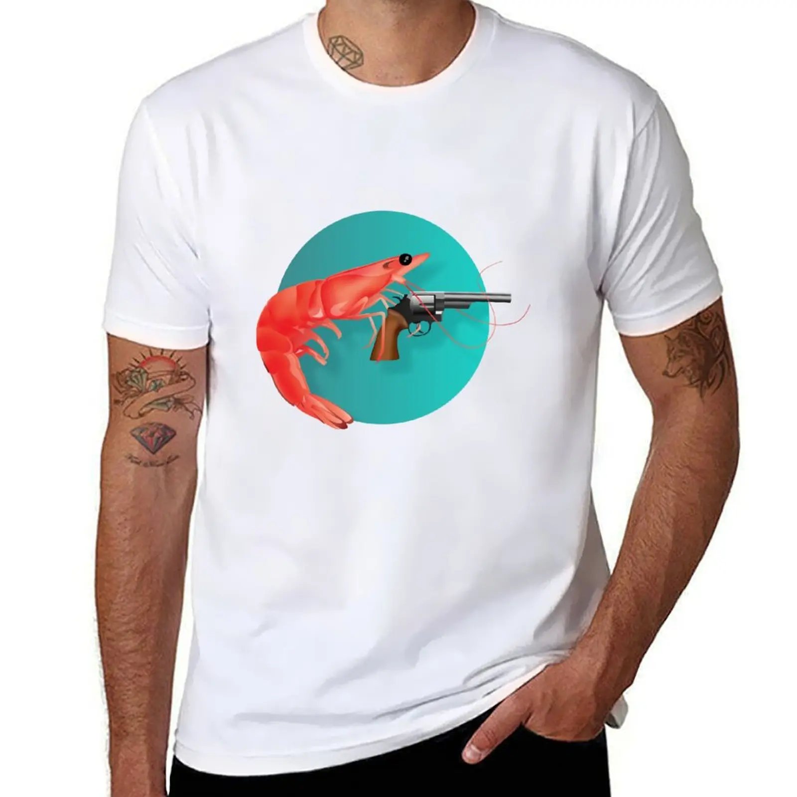 

Pistol Shrimp T-Shirt graphic t shirts for man men t shirt cotton 100% T-Shirt