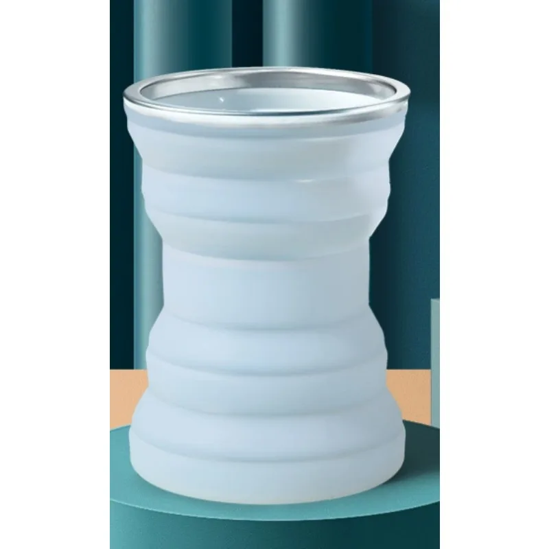 Siliconen waterflesbeker Opvouwbaar Lekvrij Draagbare sportreizen Waterflessen voor buitenreizen Gym Wandelen Herbruikbaar