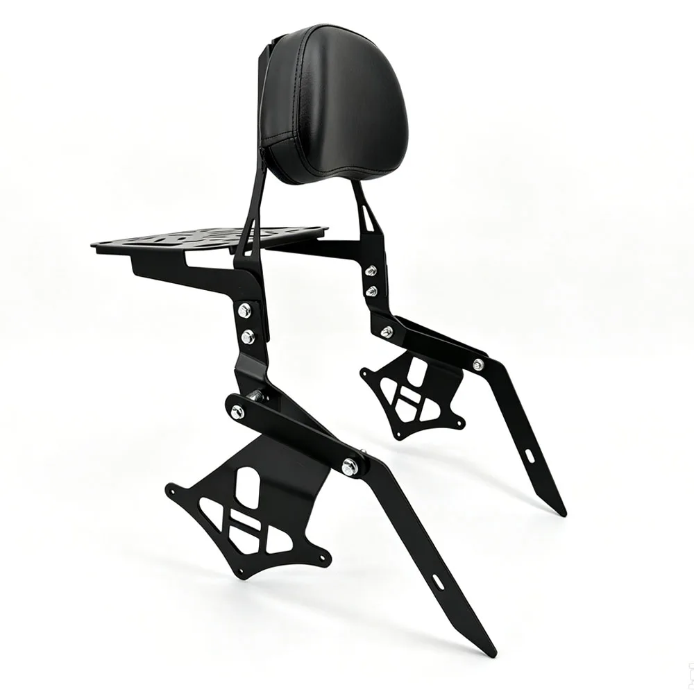 Motorcycle Rear Luggage Rack Sissy Bar Backrest Side Saddle Bag Bracket Kit For Morbidelli MBP C1002V C 1002V