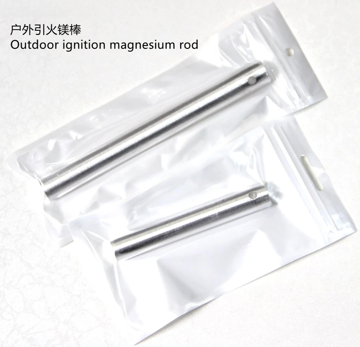 Outdoor Ignition and Combustion Assistance Magnesium Rod Precision Throwing Perforated Magnesium Rod Outdoor Camping Fire Tool