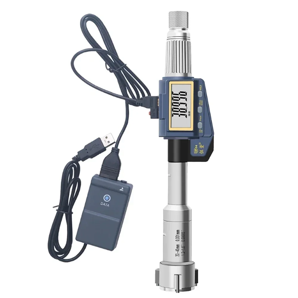 Digital Three-Claw/three-Point Inner Diameter Micrometer For Measuring Through Holes, Blind Holes, And Bearing Inner Holes 0.001