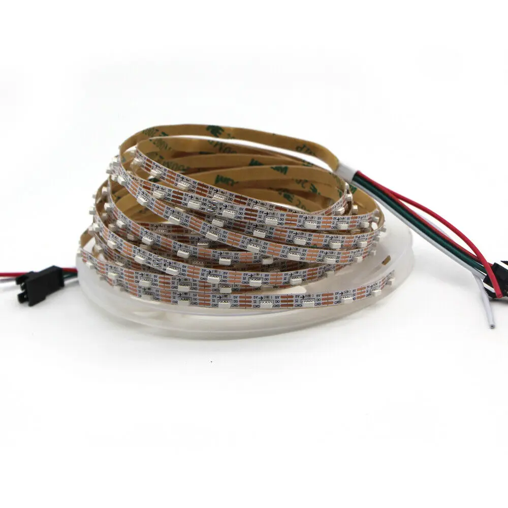 SK6812 4020 LED Side Emitting Strip light DC5V 60 72 120leds/m IC WS2812B IC Individually Addressable Tltra Thin Light Rope Tape