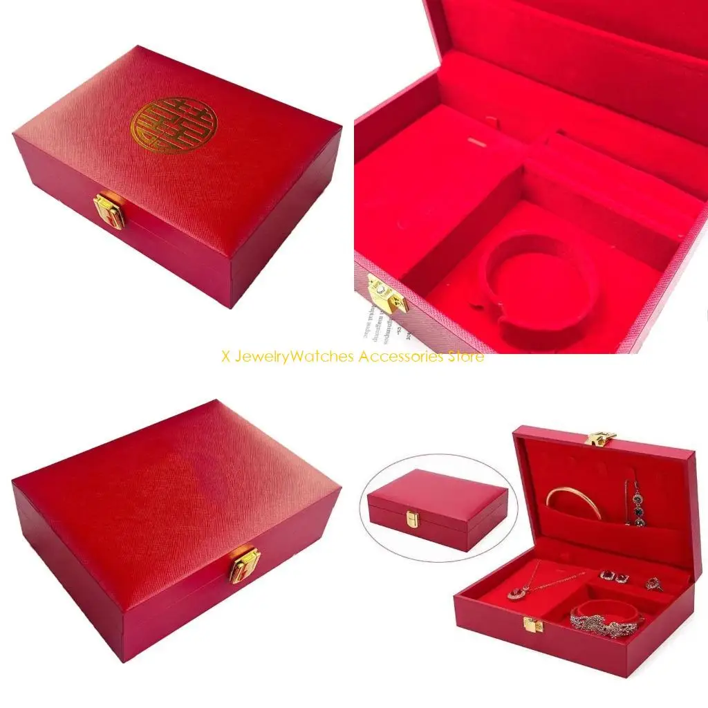 

31KD Jewelry for Engagement and Wedding Rings Accessories Storage Case Display Box for Rings Necklaces Bracelet