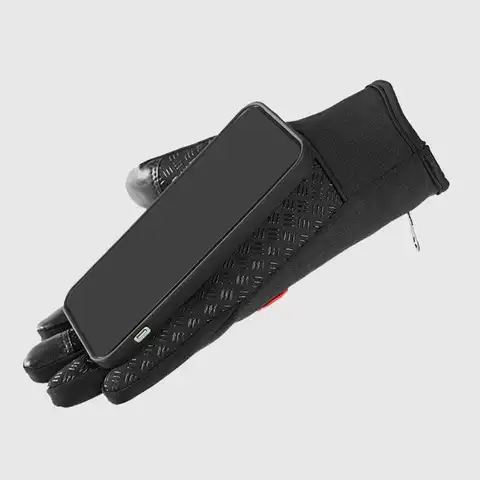 Waterproof Winter Gloves for Men Women Touchscreen Thermal Windproof Warm Gloves Anti Slip Non Slip Palms for Cycling Running