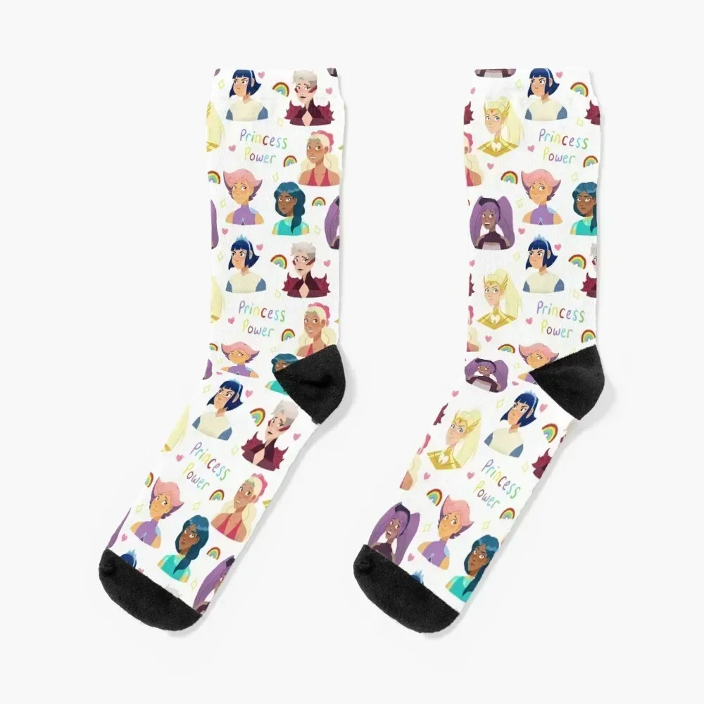

She-Ra Princess Power (White) Socks sheer winter gifts kids Heating sock Mens Socks Women's