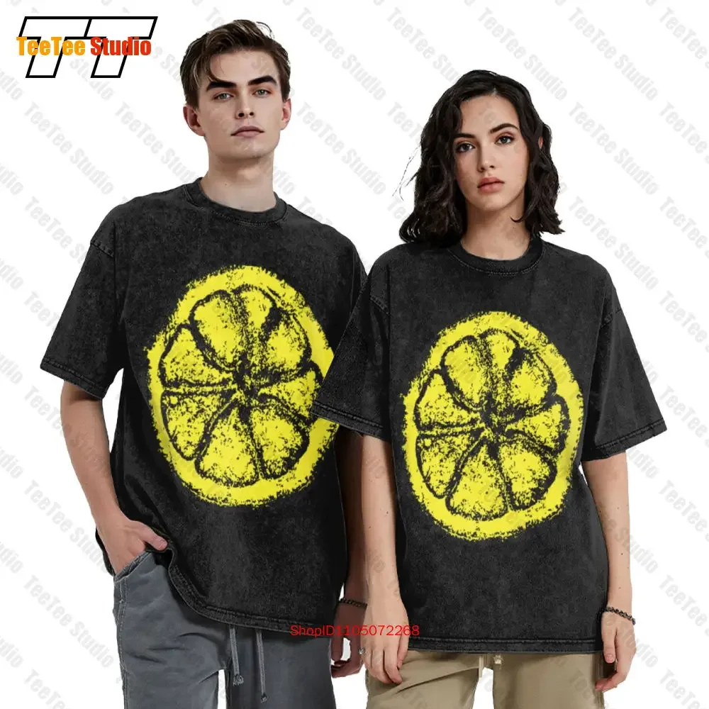 Plain Stone Roses Lemon Vintage Oversized T-Shirt PZCN