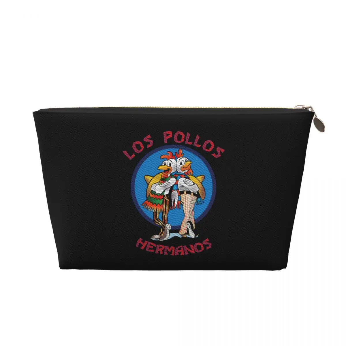 Custom Travel Funny Los Pollos Hermanos Toiletry Bag Cute Breaking Bad Cosmetic Makeup Organizer Beauty Storage Dopp Kit Case