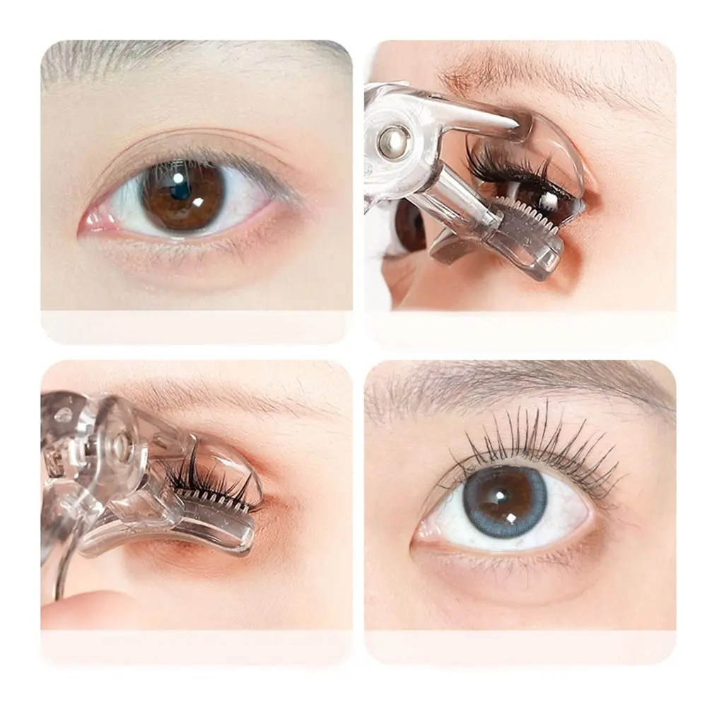 Bigodini per ciglia professionali con pettine trucco cosmetico accessori per Clip per arricciare le ciglia strumento di bellezza per ciglia strumento per il trucco di bellezza