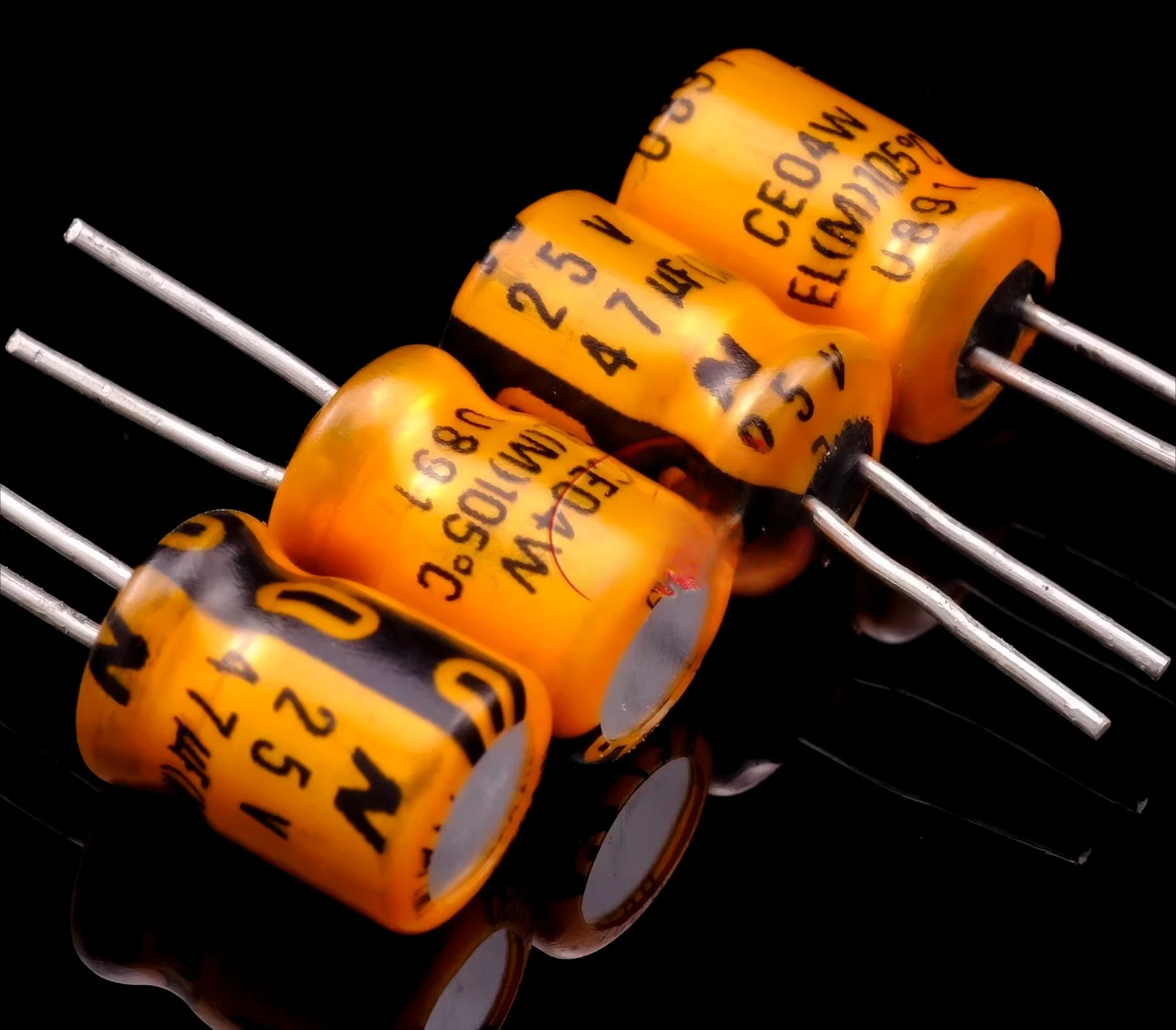 for NTK Professional Radio Broadcast Reference Grade Audiophile Coupling Decoupling Electrolytic Capacitor 25V 47UF 10pcs