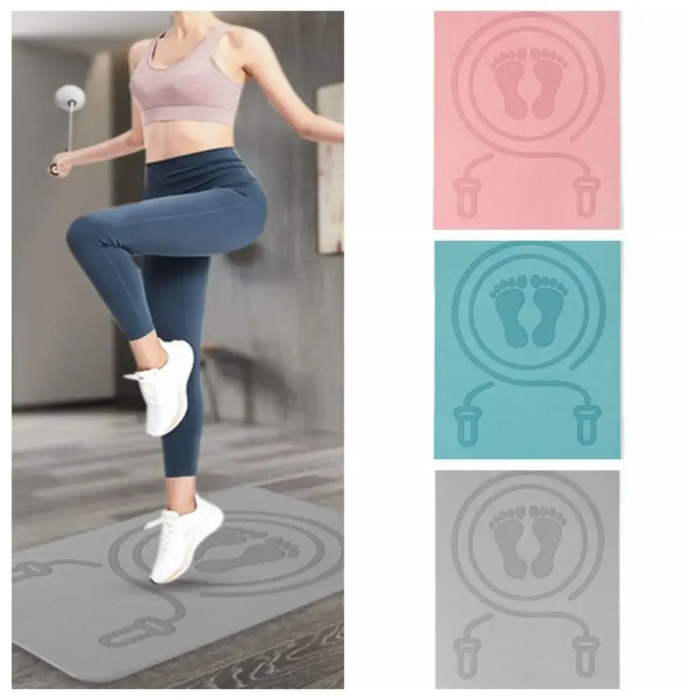 3 Colors Thickening Thickening With Position Line Waterproof Fitness Carpet Pilates Exercise Workout Rope Sports Floor Mats