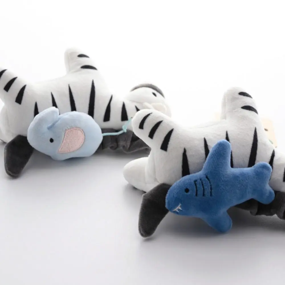 PP Cotton Pullable Plush Horse Pendant Fluffy Collection Cartoon Animal Horse Keychain Comfortable Cartoon Horse Doll Key Ring