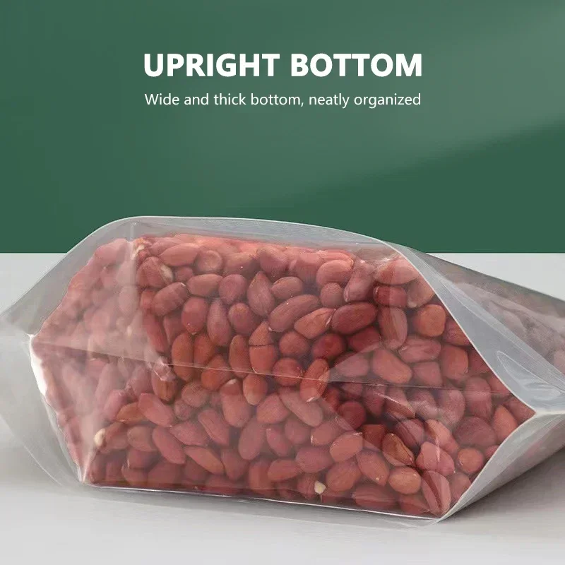 1/5/10Pcs Kitchen Organizer Kitchen Storage Bag Grain Moisture-proof Sealed Bag Insect-proof Transparent Portable Food Grade