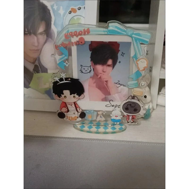 1Pc Love and Deepspace 3 Inch Photocard Holder Zayne Zaynie LiShen Idol Photo Card Display Holder Small Card Protective Case