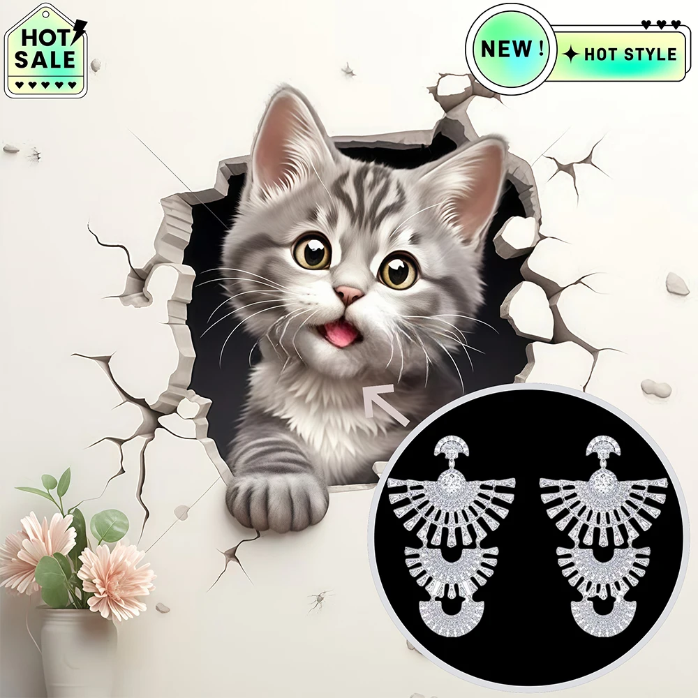 

2025 Hot Selling Brand Women's Earrings Fashionable, Simple, Luxurious Jewelry Suitable for Gifting To Friends