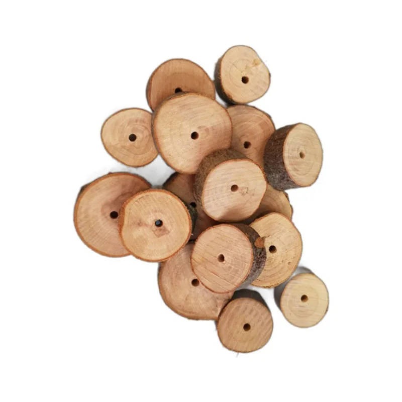 5pcs Apple Chips Grinding Teeth DIY Hamster Toys Wooden Cage Accessories Supplies Amuse Mouse Natural Toy for Small Pets