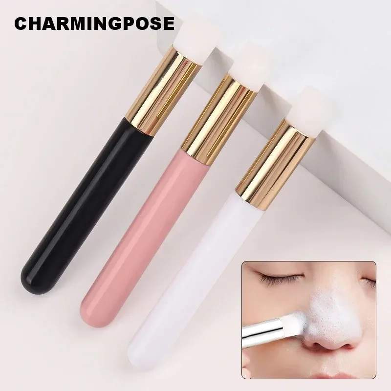 부드러운 속눈썹 청소 브러시 세트 - 이중 끝 디자인, 인체공학적 손잡이가 있는 속눈썹 연장 브러시, 휴대용 크기