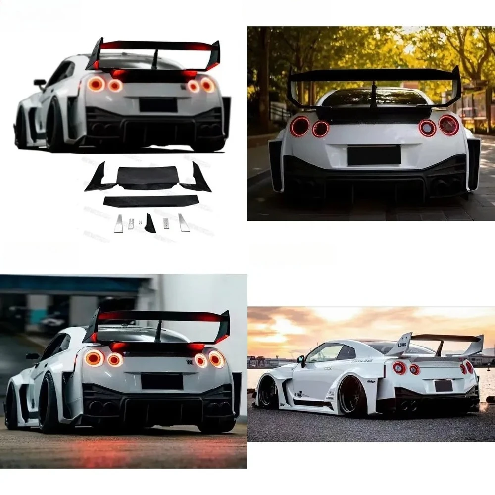 Carbon Fiber Rear Wing Suitable For2016-2018 GTR Modified LB Style Carbon Fiber Rear Wing Spoiler