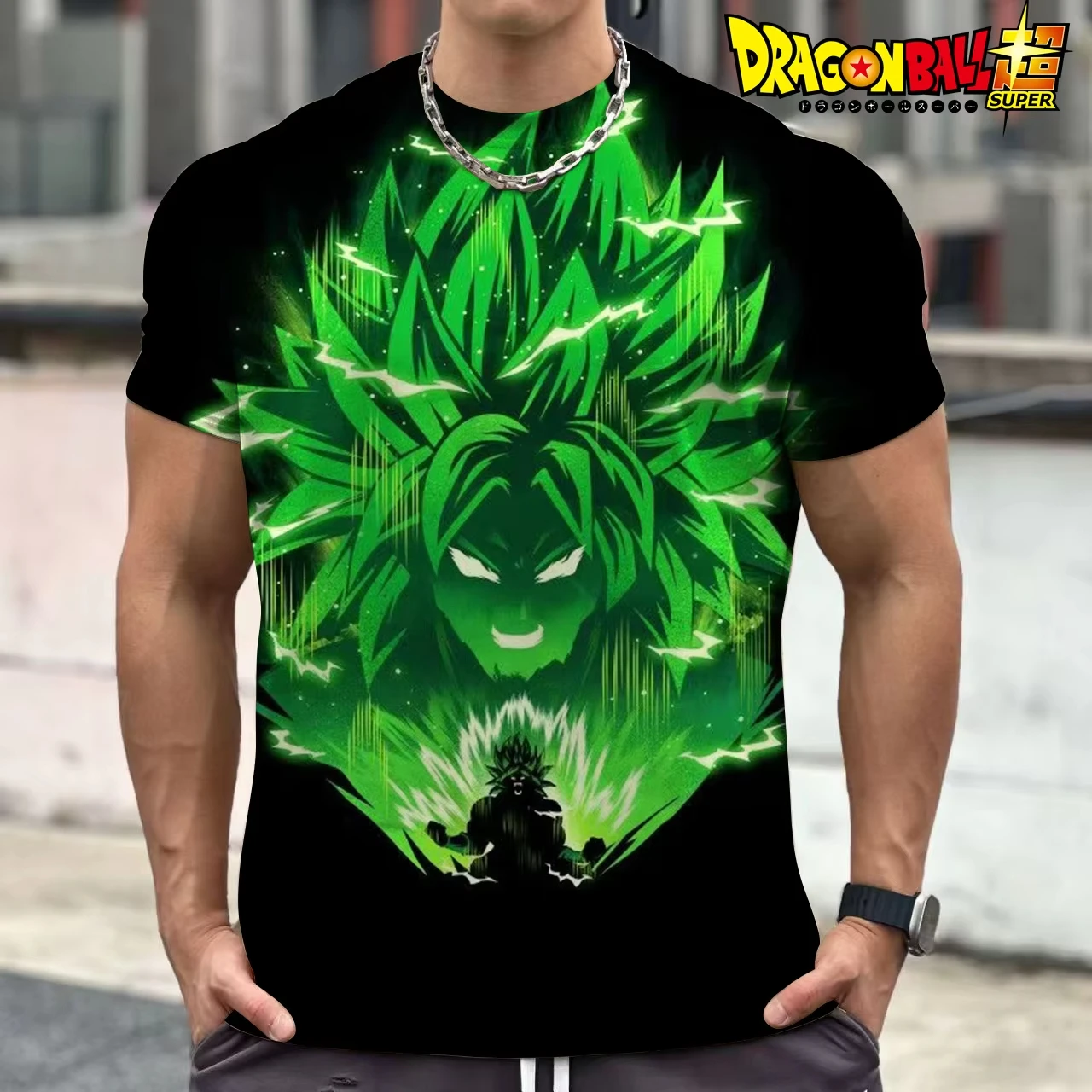 

2026 Summer Dragon Ball Anime Broly Super Saiya Goku Men's T-Shirt 5XL Tshirt Shirts Y2k Trend Clothing Oversized Vegeta Mens