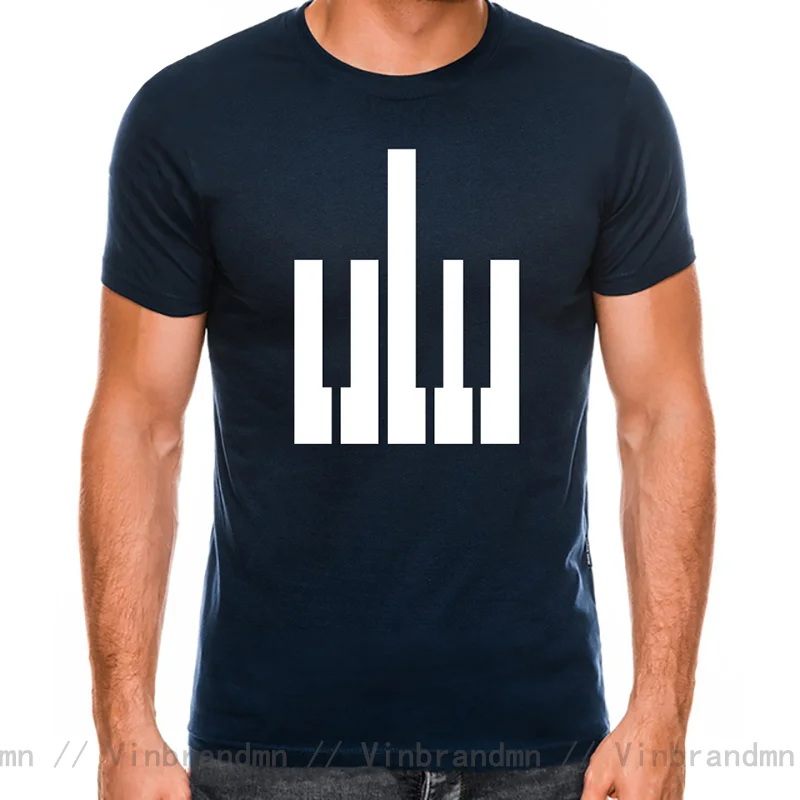 Born To Be Piano Teacher Music Band Keyboard Player Hip Hop Harjauku Mens Clothing Print T-shirt Short Sleeve Funny T Shirts Men